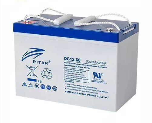 DG12-60 model 12V-60Ah Ritar Jel Ak