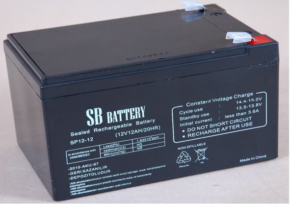 SP12-12 model 12V-12Ah SB Ak